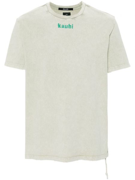 Памучна тениска Ksubi зелено