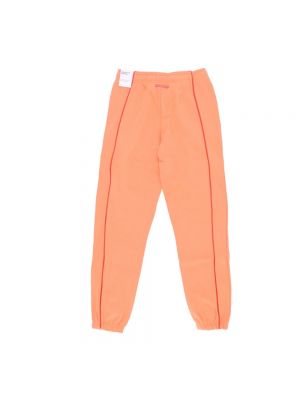 Spodnie sportowe polarowe Nike pomarańczowe