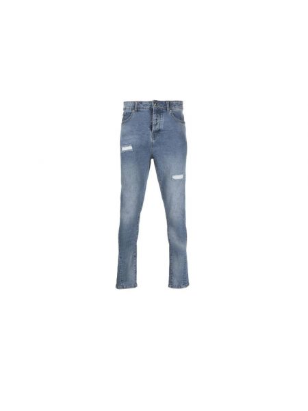 Slim fit zerrissene skinny jeans John Richmond blau