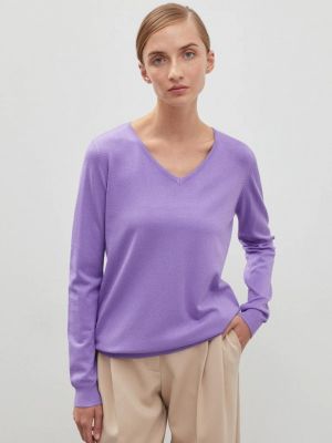Пуловер Finn Flare фиолетовый