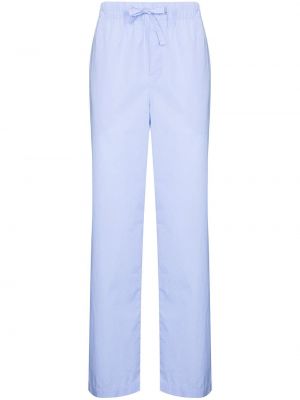 Spodnie bawełniane Tekla niebieskie