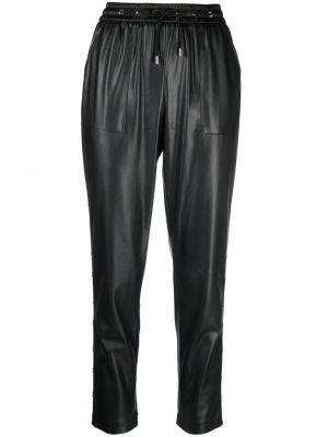 Pantaloni cu dungi Liu Jo negru