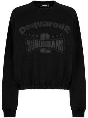 Sweatshirt aus baumwoll mit print Dsquared2