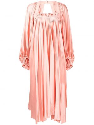 Плисирана миди рокля Acler розово