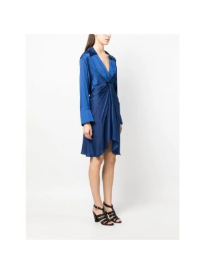 Mini vestido de raso Zadig & Voltaire azul