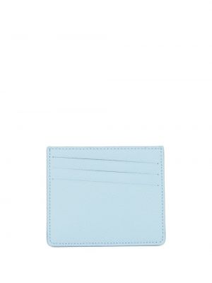 Kožená peňaženka Maison Margiela modrá