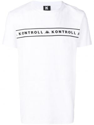 Camiseta con estampado Kappa Kontroll blanco
