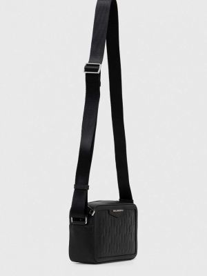 Usnjena torba za okrog pasu Karl Lagerfeld črna