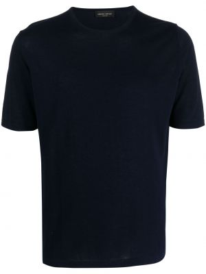 T-shirt Roberto Collina bleu