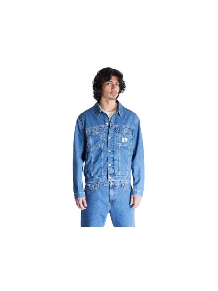 Niebieska kurtka jeansowa Calvin Klein