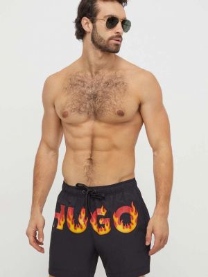 Kratke hlače Hugo crna