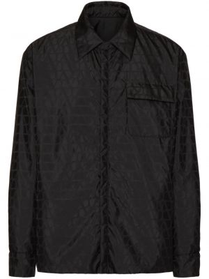 Obojstranná košeľa Valentino Garavani čierna