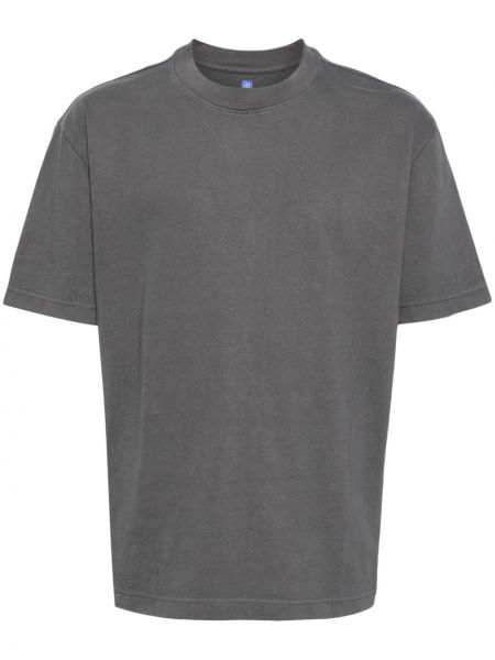 T-shirt aus baumwoll mit rundem ausschnitt Yeezy grau
