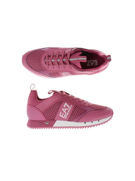 Sneakersy Emporio Armani Ea7 różowe