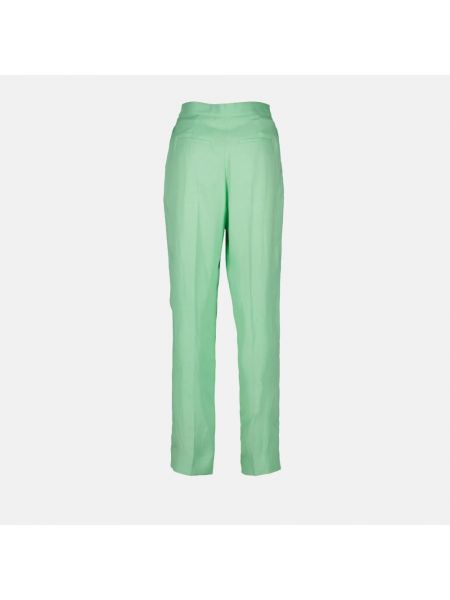 Pantalones rectos Stella Mccartney verde