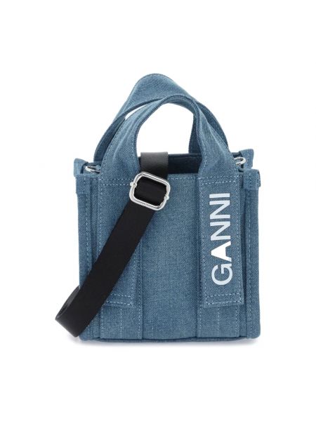 Shopper handtasche Ganni blau
