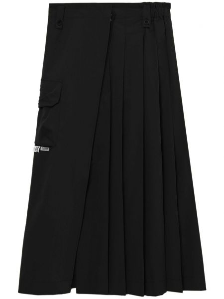 Plisované midi sukně Musium Div. černé