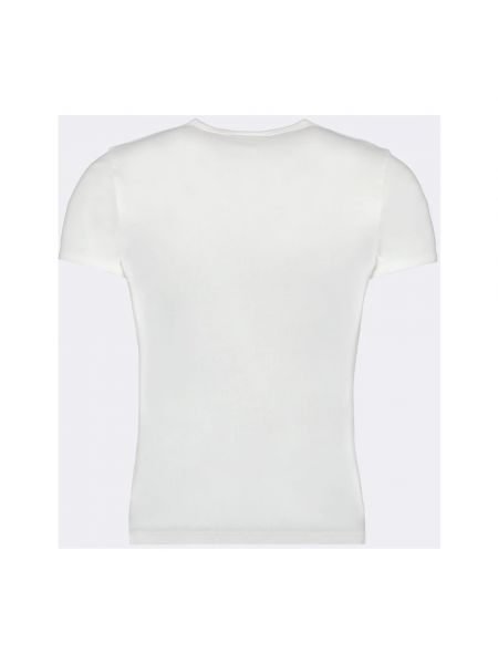 T-shirt mit kurzen ärmeln Courreges weiß