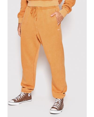 Pantaloni sport cu croială lejeră Vans portocaliu