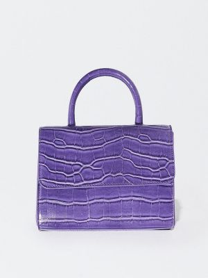 Однотонная сумка через плечо Parfois фиолетовая