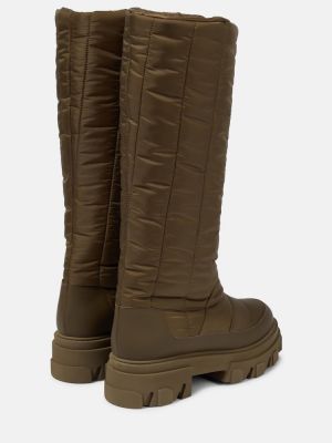 Bottes matelassées Gia Borghini vert