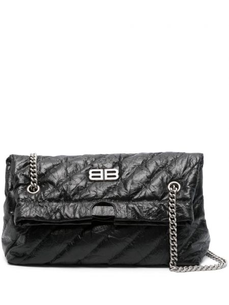 Quiltet taske Balenciaga sort