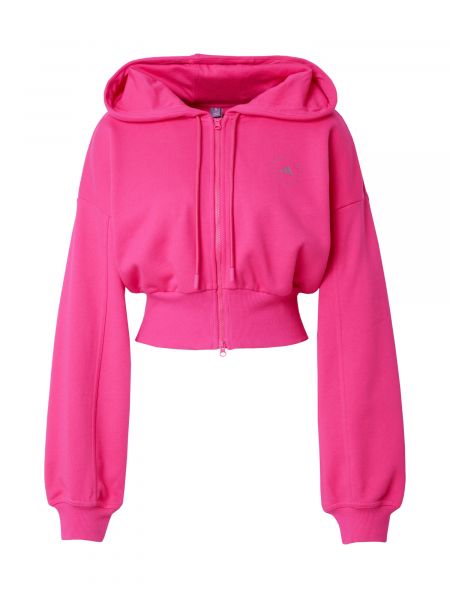 Bluză cu fermoar cu glugă Adidas By Stella Mccartney roz