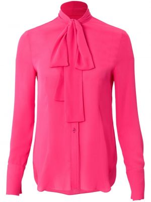 Hemd mit schleife Carolina Herrera pink