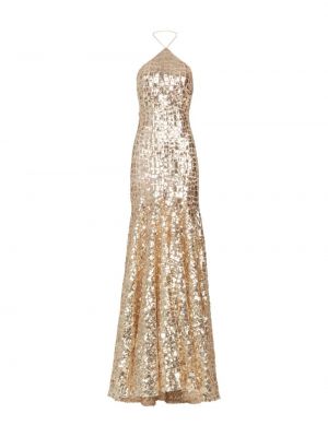 Flitteres estélyi ruha Silvia Tcherassi aranyszínű