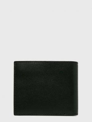 Кожаный кошелек Lacoste черный
