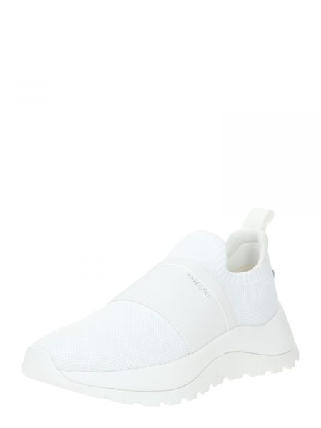 Slip-on flade sko Calvin Klein hvid