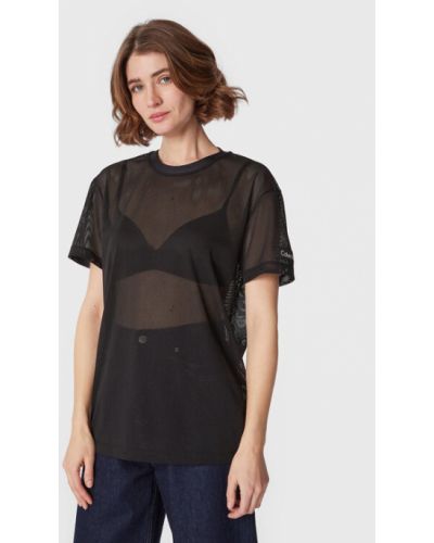T-shirt oversize Calvin Klein Swimwear noir