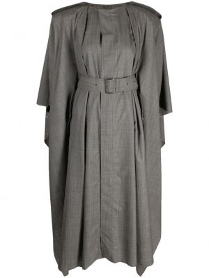 Drapovaný kabát Junya Watanabe sivá