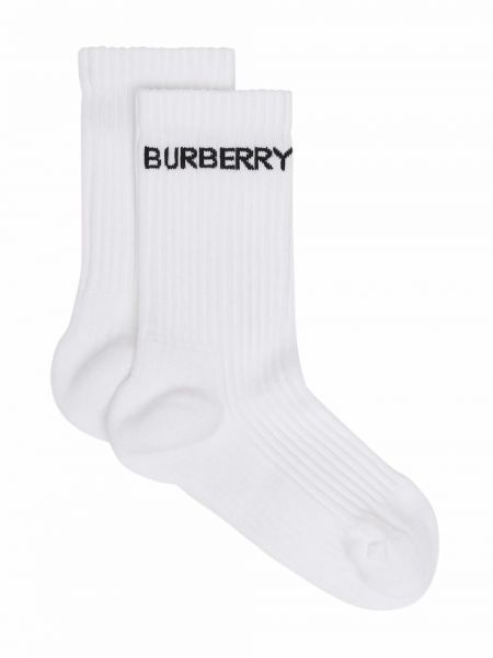 Socken aus baumwoll Burberry weiß