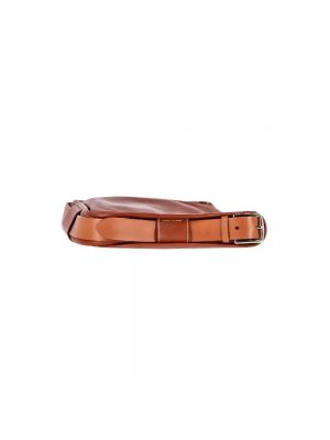 Bolso clutch de cuero Hermès Vintage marrón