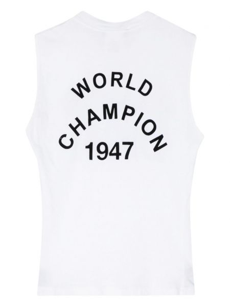 Raštuotas medvilninis marškinėliai Christian Dior Pre-owned