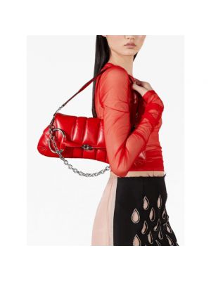 Pikowana torebka Gucci czerwona
