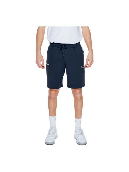 Spitzen shorts mit taschen Emporio Armani Ea7 blau
