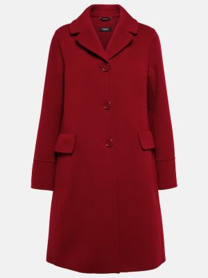 Vlnený krátký kabát 's Max Mara červená