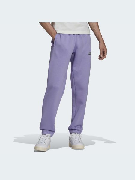 Джоггеры Adidas фиолетовые