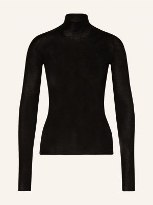 Sweter z kaszmiru Versace czarny