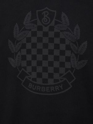Melegítő felső nyomtatás Burberry fekete