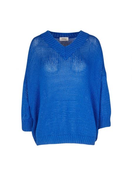 Sweter bawełniany Ottodame niebieski