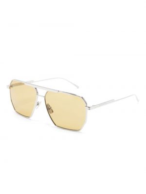 Sluneční brýle Bottega Veneta Eyewear stříbrné
