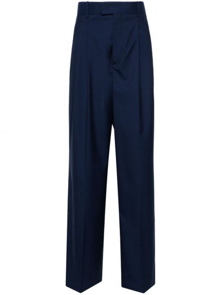 Vlněné kalhoty Armarium modré