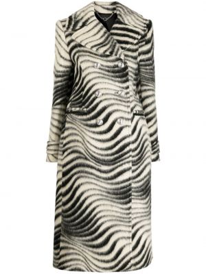 Palton cu model zebră Rabanne