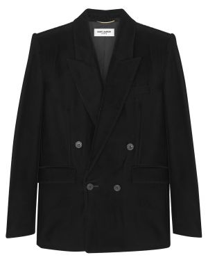 Черный пиджак Saint Laurent