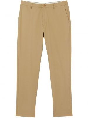 Pantalones chinos slim fit Burberry marrón