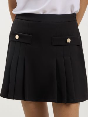 Плиссированная юбка Calliope черная