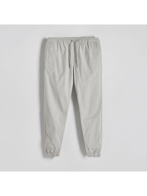 Slim fit běžecké kalhoty Reserved šedé